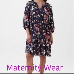 GAP Maternity Tiered Mini Dress